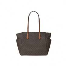 Michael Kors Marilyn Print Lady's Shoulder Bag With Side Strap And Crossbody Design 35F5G6AT2B BROWN - 棕色35F5G6AT2B BROWN - 查看 4