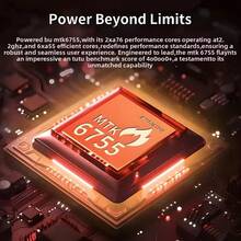 Qetupa 10.1 吋 Android 15 平板電腦 Z50，3GB RAM + 64GB ROM，MTK 6755 八核心 1.8GHz 處理器，HD (1280x800) IPS 觸控螢幕，BT 5.2 與 802.11ac WiFi5，GPS，5MP 前置鏡頭與 13MP 後置鏡頭，6000mAh 大電池（不支援 SIM 卡且不附適配器） - 黑色 - 查看 3