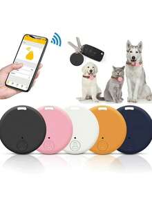 迷你 GPS 追蹤器 時尚智能寵物防丟鬧鈴 無線錢包鑰匙尋找器 定位器 自拍快門控制 適用於錢包、包包、鑰匙、汽車，定位遺失物品，寵物尋找定位防丟追蹤裝置，萬聖節禮物，不含電池，寵物 GPS 項圈 - 彩色 - 查看 3