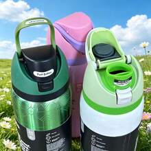 Bình nước Owala 32oz kiểu FreeSip có chức năng lọc trái cây, bình giữ nhiệt di động ngoài trời có tay cầm và nắp lật, thích hợp cho thể thao, du lịch và các hoạt động học tập. Khả năng giữ nhiệt tuyệt vời, thiết kế nắp lật tiện lợi, lý tưởng cho đồ uống nóng/lạnh, cà phê và đồ uống đá. - Nhiều màu - Xem 6