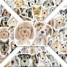 60pcs Cute Scribble Puppy Stickers, Fun Creative Decorative Stickers For Scrapbooking, Notebook, Planner Scrapbook Supplies - A - View 5