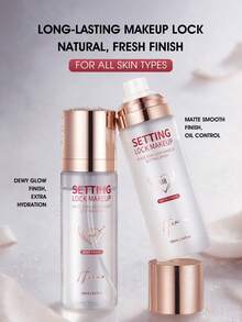 HEXZE Setting Spray Tahan Lama Sepanjang Hari 100ml – Untuk Kulit Kering, Tahan Air, Hasil Akhir Matte atau Berkilau, Mengontrol Minyak & Melembapkan - 02 Hasil Akhir yang Berembun - View 4