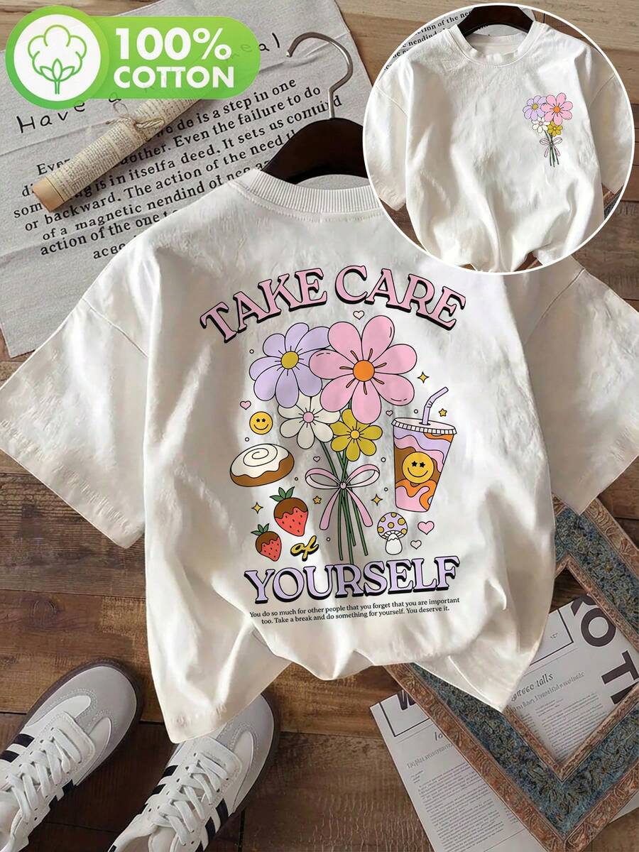 Plus Size T-Shirts - White - View 1