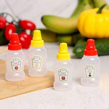 Bộ 16 lọ đựng nước sốt mini cầm tay, kiểu Nhật, dùng để đựng nước sốt salad, chai bóp, lọ đựng tương cà. - Nhiều màu - Xem 7