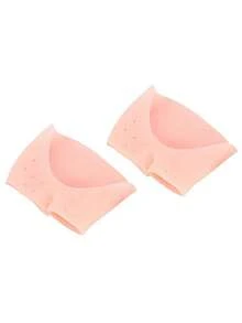 1 Paar atmungsaktive Silikon Fußkissen Pads, rutschfeste stoßabsorbierende Vorfuß Einlegesohlen, Silikon Halbsohlen, atmungsaktive und elastische Schuheinlagen, Fußschutzpads. Geeignet für Damen und Herren Vorfußpolsterung, Zehentrenner, Fußpflege, Outdoor, Reisen, Reisezubehör, High Heels, Zehenschutz. - Mehrfarbig - Übersicht 11