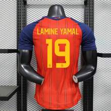 26/27 Spain Home Jersey, Breathable Quick-Drying Football Shirt With Customizable Number - 主場19號 - 查看 2