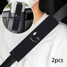 Bộ 2 miếng bọc dây an toàn ô tô, miếng đệm dây an toàn thêu hình mặt cười, nâng cao trải nghiệm lái xe, phù hợp với mọi loại xe và ba lô. - 2 gói - Xem 7