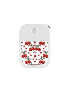 1/2 piezas Espejo de mano con diseño de flores de cerezo primaverales, estilo Ins cuadrado plegable de bolsillo, adecuado para varias ocasiones, regalo para amigos y familiares - Multicolor - Ver 5