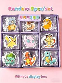 Bộ 12 cục tẩy in dập nổi mới, đóng gói riêng lẻ, đồ dùng học tập, tẩy thưởng, giúp giữ sạch sẽ và gọn gàng, quà tặng hàng ngày lý tưởng. Nhỏ gọn và tiện dụng, họa tiết rõ nét, khả năng tẩy mạnh, không để lại vết bẩn hay cặn. Được đóng gói gọn gàng riêng lẻ, thích hợp làm phần thưởng học tập và quà tặng văn phòng phẩm hàng ngày thiết thực. Không có hộp trưng bày, giao hàng ngẫu nhiên. - Nhiều màu - Xem 9