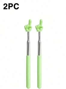 2/1pc Retractable Pointer Stick, Suitable For Classroom Teaching, Great For Teachers, Handheld Retractable Pointer, Retractable Reading Tool, Birthday Gift - Multicolor - View 18