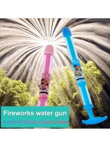 1pc Summer ABS Water Gun With Pull-Out Design, Large Capacity, Suitable For Swimming Pool, Beach, Lawn And Water Park - Multicolor - View 8