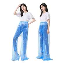 Quần mưa dùng một lần dày dặn, bộ đồ chống thấm toàn thân, kiểu dáng dài, phù hợp cho cả nam và nữ, thích hợp cho việc đi xe đạp, giao hàng, du lịch. - Áo mưa cho nam và nữ - Xem 11