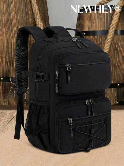 NEWHEY Lunch Backpack 15.6 Inch Laptop Travel Backpack With Insulated Bag Extra Large Backpack For Men Waterproof Computer Backpack For Work School College Business