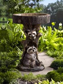 户外树脸墙饰 - 树脂老人脸雕塑 - 带脸的喂鸟器。为您的庭院和花园增添多样性。 - 多款 - 查看 2