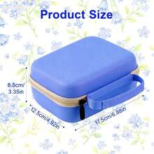 Portable Camera Protective Carrying Case, Hard EVA Shockproof Storage Bag With Mesh Pockets For Instant Camera, Film, Cables & Travel Use - View 6