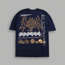 DARCSPORT American Hip-Hop Street Style Printed Short-Sleeve T-Shirt Summer  Loose Top - T250816白色 - 查看 4