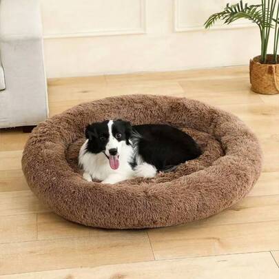 1PC Long Plush Dog Bed Warm Pet House Warm Breathable Cat Nest Suitable For Large Medium Small Cats And Dogs For Four Seasons Sleeping