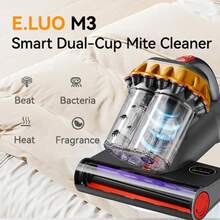 E.LUO 16000Pa 400W Suction Powerful Handheld Mite Removal Instrument Vacuum Cleaner Ultraviolet Sterilization Detachable Filter For Bed Pillows Clother Sofa - 查看 1