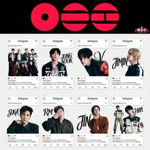 8PCS "ARIRANG" Instagra Style Photocards, Featuring RM, Jin, J-Hope, Jimin, V, Perfect For ARMY Fans, K-POP Social Media Aesthetic Cards For Decoration & Collection - Multicolor - View 1