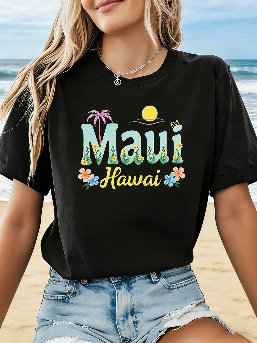 Women T-Shirts - Black - View 1