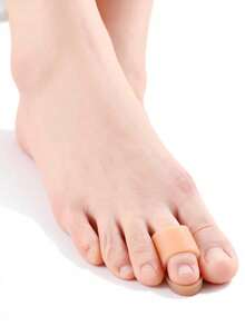 1 Pair Sports & Outdoor Toe Protectors, Toe Protection Sleeves, Made Of Soft Silicone Material, Practical Design, Suitable For All Seasons, Unisex, Essential For Anti-Friction And Anti-Slip - Multicolor - View 4