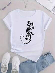 Women T-Shirts - Black - View 6