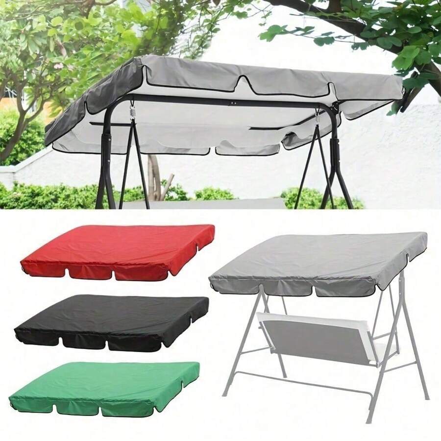 UV Sun Protection Replacement Shade 195x125cm – Cradle Top Canopy For Outdoor Garden Terrace Patio Furniture Accessories - Multicolor - View 1