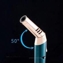 1PC Windproof Gas Lighter - Creative Bendable Torch Lighter, 360° Use High Temperature Blue Flame Igniter For Outdoor Camping BBQ Welding, Multi Functional Lighter (No Gas) - View 6