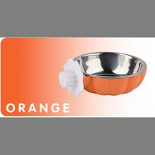 1Pc Stainless Steel Hanging Pumpkin Cat And Dog Bowl, Anti-Tipping Design, Suitable For Pet Cages, Thickened Bowl Body Ensures Food And Water Safety, Easy To Clean, Suitable For Both Cats And Dogs, One-Piece Hanging Design. - 300ml - View 12