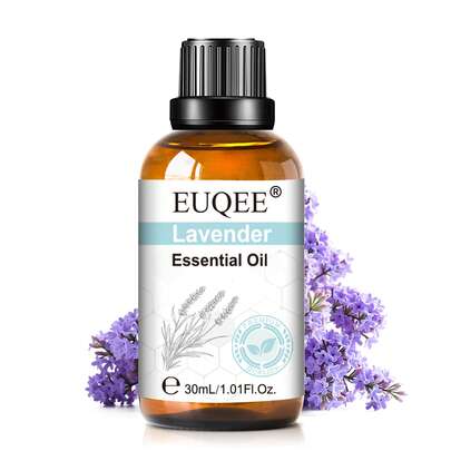 1瓶 EUQEE 30毫升/1.01液体盎司薰衣草精油，适用于蜡烛和肥皂制作、香薰机和加湿器，也适用于家庭DIY蜡烛、芳香疗法和护肤，香味持久。