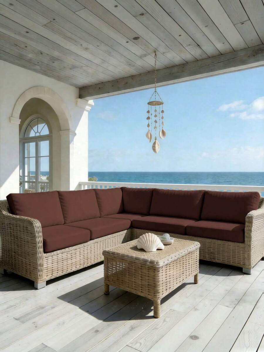 1pc Solid Color Milk Silk Sofa Seat Cushion Cover, High Elasticity Dust-Proof Washable Sofa Slipcover For All Seasons, Suitable For Patio, Garden, Beach And More, Sold Individually