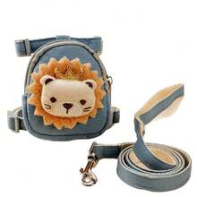 Cute Pet Harness & Leash Set, Suitable For Small Dogs; Escape-Proof Cat Leash, Adjustable Cat Vest, Suitable For All Seasons, Ideal For Outdoor Pet Walking - Multicolor - View 3