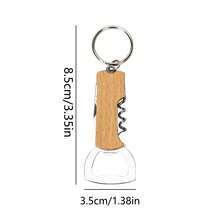 Customized 1/10/30 Piece Multifunctional Bottle Opener Set, Including Bottle Opener, Gauze Bag, Hemp Rope And Card, With Keychain, Easy To Manually Open, Convenient To Carry. It Can Be Customized With Laser Engraving For Personalized Bottle Openers, Suitable For Parties, Wine, Beer, Soda, Etc. It Is A Practical Gift For Birthdays, Anniversaries, Weddings, Housewarming And Other Occasions. - Multicolor - View 4