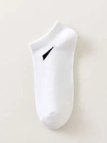30/20/15/10/5/3/1 Pairs Comfortable, Breathable, Moisture-Wicking, Antibacterial Knit Liner Socks - Excellent Mother's Day Gift, Unisex Invisible Socks, Ankle Socks, Sweat-Absorbing, Odor-Resistant, Elastic Soft, Fashionable Solid Colors, Triangle Decor Suitable For Spring, Summer, Autumn, Winter, Casual, Daily Wear, Yoga/Sports - Multicolor - View 17