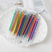 36支闪光笔套装 - 1.0mm 笔芯，适用于DIY艺术、书写、绘画和涂鸦 - 多色闪光凝胶笔！ - 彩色 - 查看 11