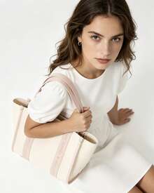 Kate Spade Túi xách nữ KS Kip dung tích lớn, tay cầm phía trên, dây đeo rộng. - Màu be - Xem 6
