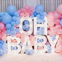 Globos de revelación de género, globo de látex rosa azul de 12 pulgadas, globos de helio para fiesta de bebé rosa y azul claro para niños o niñas, decoración de fiesta de cumpleaños, suministros de - Morado y verde - Ver 10