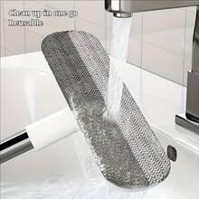 Magic Window Cleaning Brush, Suitable For Screen Windows/Glass - Pet Hair Remover | Reusable Household Tool With Extendable Dual Rods, Adjustable Length | Perfect Gift Choice: Holidays/Teacher's Day/Christmas/Halloween - A - View 7