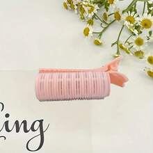1/3 runde Lockenwickler - Kunststoff Stylingwerkzeuge, geeignet für langes und kurzes Haar, natürliche Wellen und flauschige Designs, einfach und elegant, Haarstyling-Accessoires für Frauen (Valentinstag Geschenk) - A - Übersicht 5