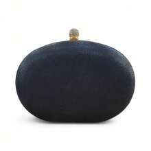 Clutch Bag Party Crystal Stones Weddings Bridesmaids - 黑色 - 查看 5