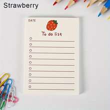 50 Sheets Cute Fruit Themed Daily Planner, To-Do List Notepad, Stationery - Multicolor - View 1