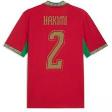 [48-Hour Shipping] Morocco National Team 2026 Season Home Red Short-Sleeve Football Jersey, Player Version, Numbers 2 / 10 / 11 - 2號 - 查看 5