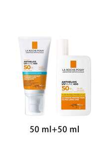 La Roche-Posay [Bundle] Anthelios UVMune 400 Hydrating Cream SPF50+ 50 Ml + Invisible Fluid SPF50+ 50 Ml - Anthelios Uvmune 400 - View 2