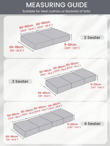 1 tấm bọc ghế sofa bằng vải nhung mềm mại, chống trượt, phù hợp với ghế đơn, ghế đôi, ghế ba chỗ và ghế hình chữ L, dùng được cả bốn mùa. - Màu Xám nhạt - Xem 4