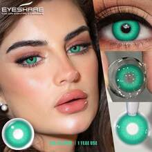 Eyeshare 1 Pair Anime Cosplay For Eyes Green Eye Lenses Beauty Makeup Lenses - Green - View 3
