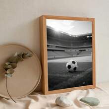 Football Player Playing Soccer Sport Canvas Painting Poster Wall Art Modern Decorative Painting Home Decor Gift For Boys' Room - Multicolor - View 7
