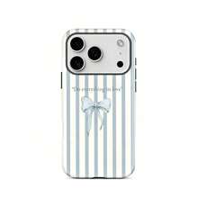 Funda para Teléfono - Diseño Elegante con Patrón de Rayas y Lazo, una Funda Brillante 2 en 1 que es Resistente y de Doble Capa para Mayor Durabilidad y Protección contra Caídas, Compatible con iPhone 17, 16, 15, 14, 13, 12, 11, 8, 7, X, XS, XR, Plus, Air, Pro, Max - Color mixto 1 - Ver 1