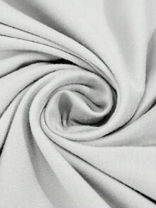 1pc Milk Silk Solid Color Bench Cover, Suitable For Living Room, Bedroom, Entryway Bench, All Season, Modern Minimalist - White - View 8