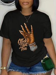 Women T-Shirts - Black - View 2
