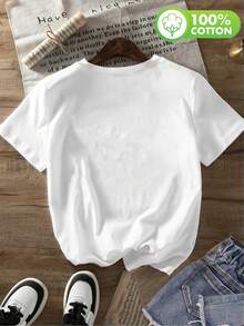 Dam-T-shirts - Vitt - Visa 2